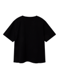 NAME IT Kids' Celebrity Icon Cotton Blend T-Shirt, Black