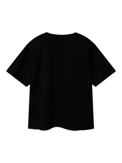 NAME IT Kids' Celebrity Icon Cotton Blend T-Shirt, Black - view 2, Black