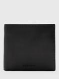 AllSaints Delph Leather Bifold Wallet, Black