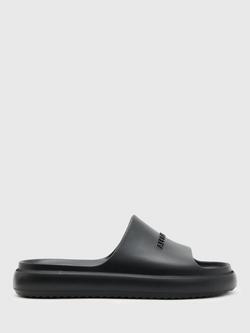 AllSaints Dune Sliders, Black