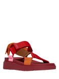 FitFlop Gen-FF Riptape Flatform Sandals, Red/Pink