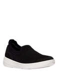 FitFlop Super-Q Knit Slip On Shoes, Black