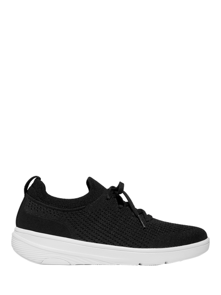 FitFlop Super-Q Knit Slip On Shoes, Black