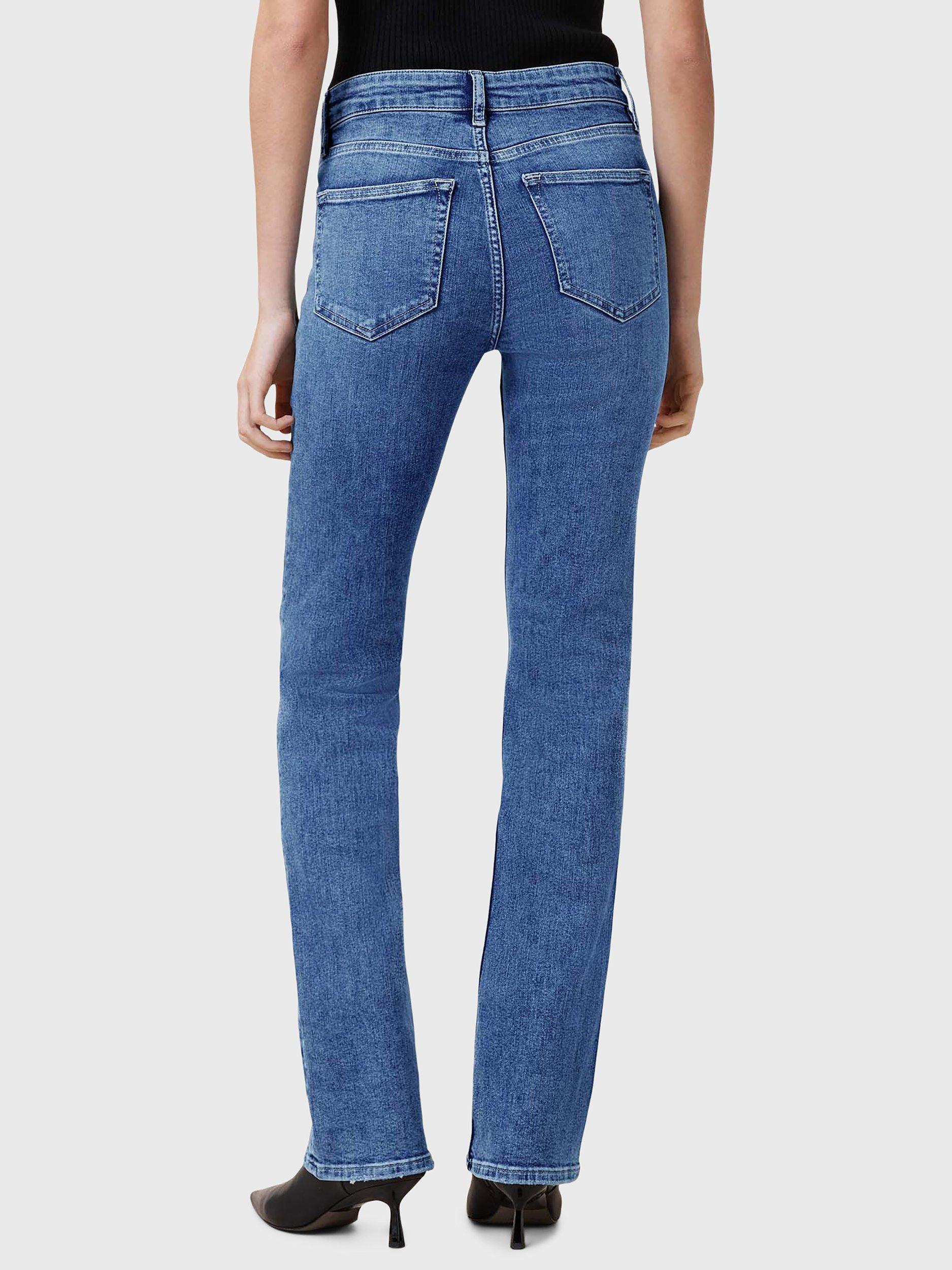 Product image 2 of 8, which shows AllSaints Haldan Slim Bootcut Jeans, Blue Indigo, 25