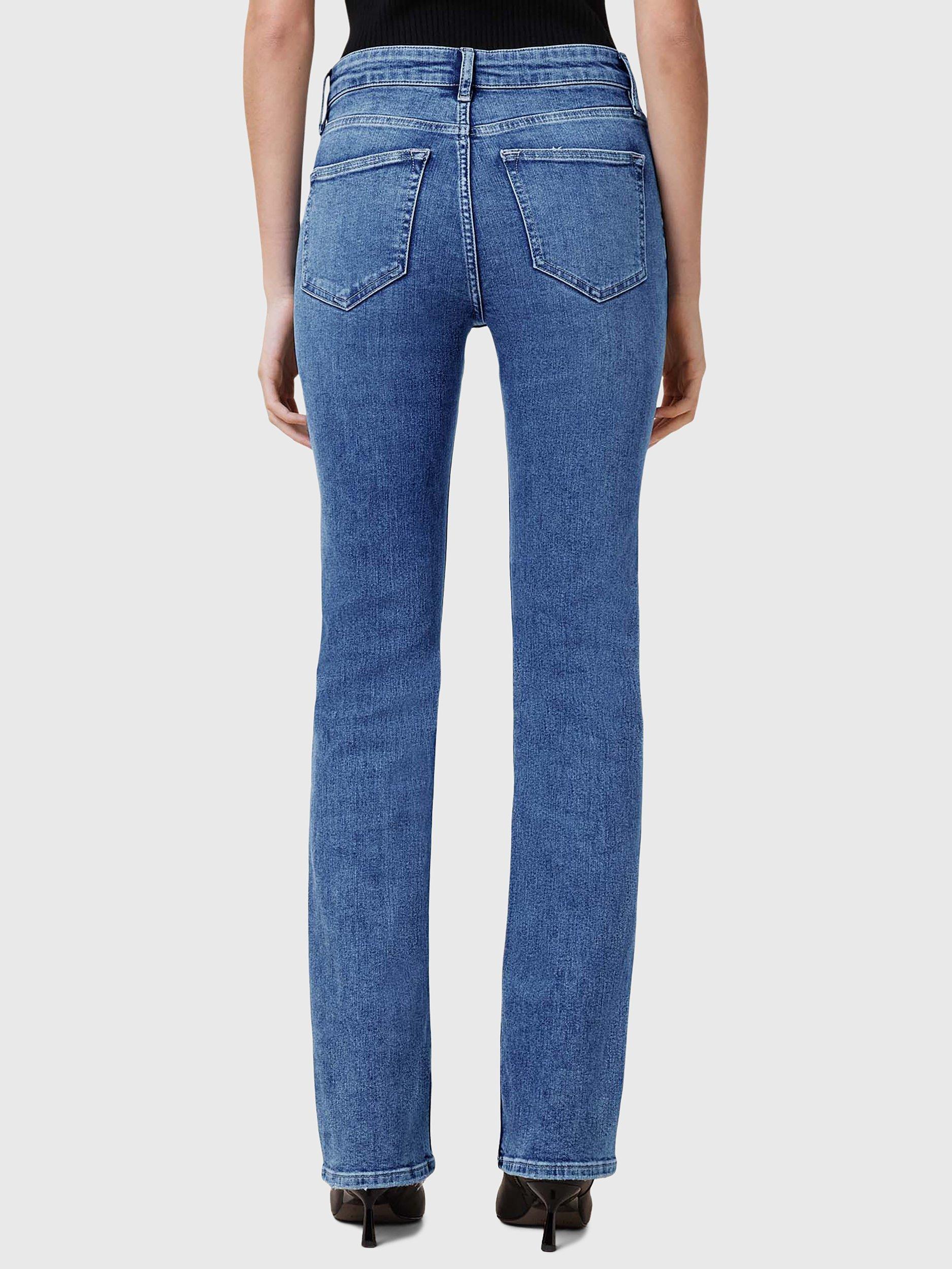 Product image 7 of 8, which shows AllSaints Haldan Slim Bootcut Jeans, Blue Indigo, 25