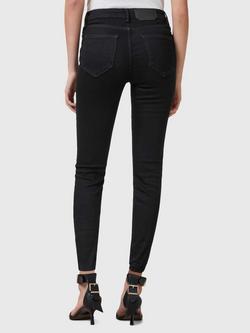 AllSaints Miller Sizeme Jeans, Black - view 2, Black