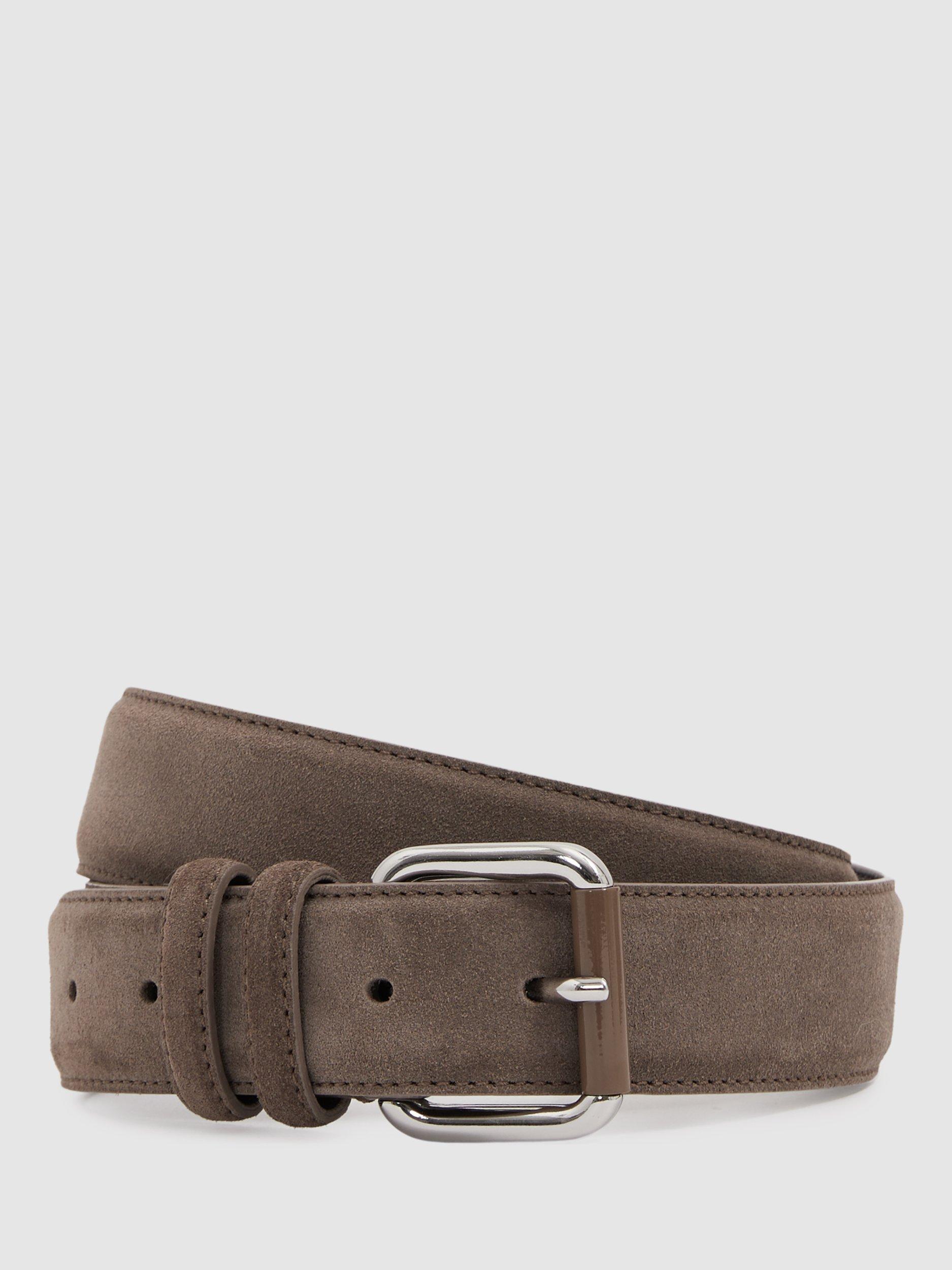 Reiss Louie Belt, Taupe Brown