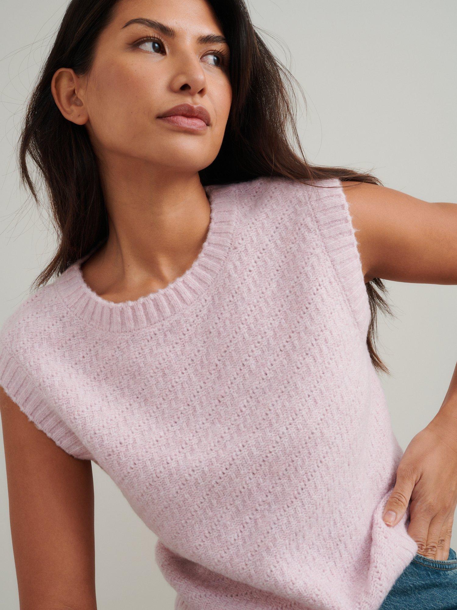 Nobody's Child Mix Stitch Tank Top, Pink