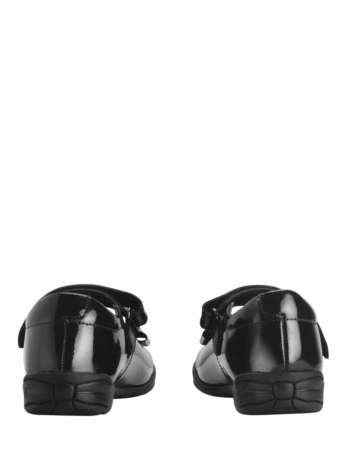 Product image 4 of 6, which shows Start-rite Kids' Flourish Patent Shoes, Black Leather, 10.5 G Jnr