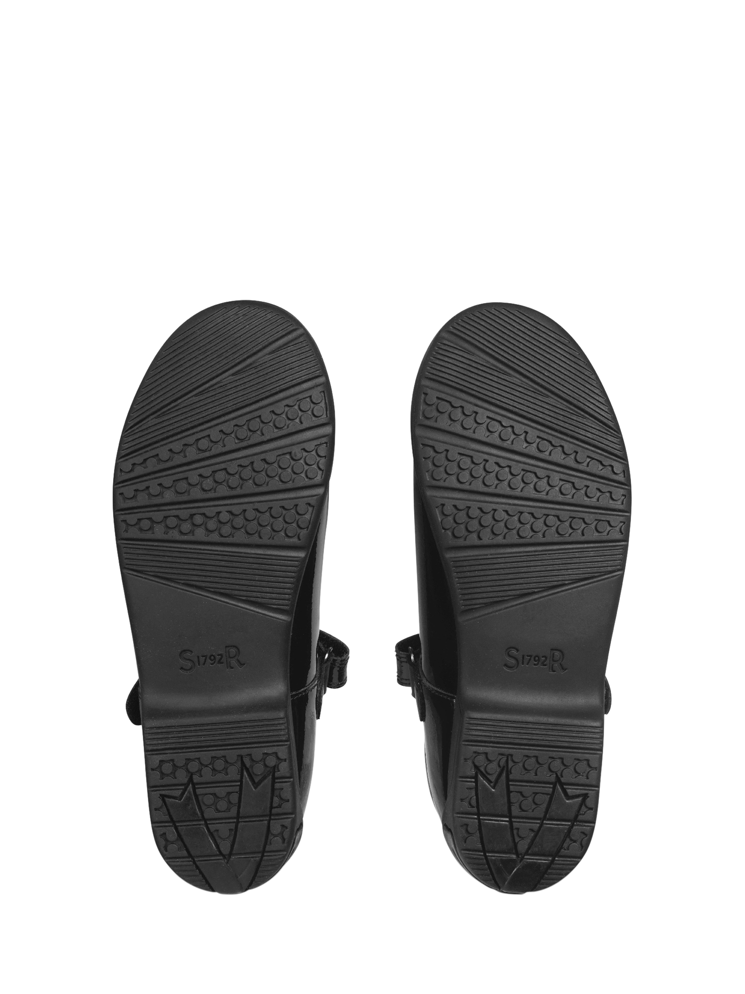 Product image 5 of 6, which shows Start-rite Kids' Flourish Patent Shoes, Black Leather, 10.5 G Jnr