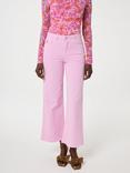 Fabienne Chapot Hayley Wide Leg Crop Jeans, Pink