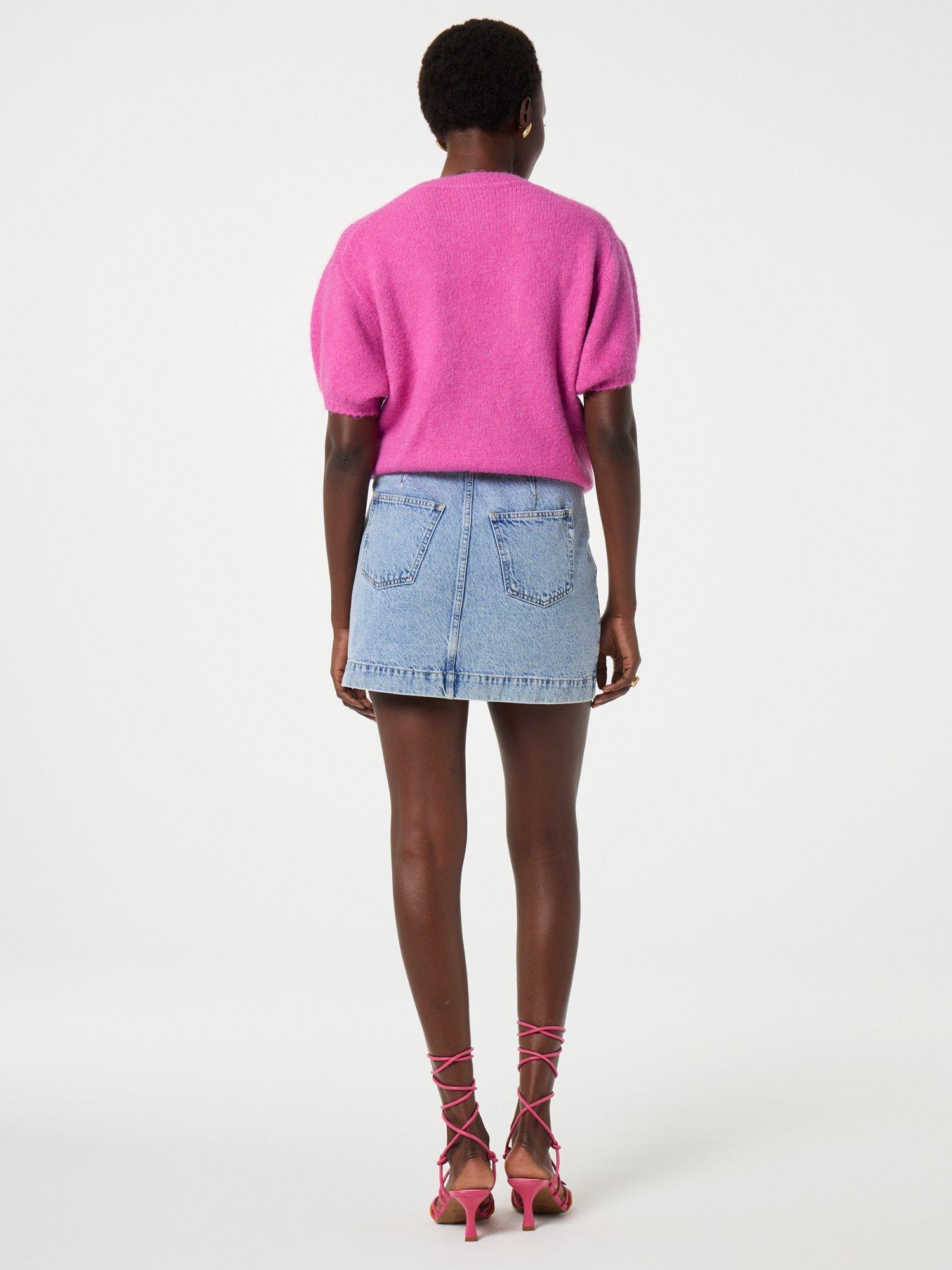 Product image 4 of 4, which shows Fabienne Chapot Jetta Strawberry Detail Jumper, Pink Dream, M