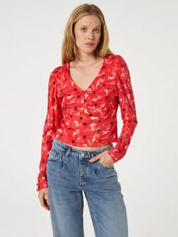 Fabienne Chapot Mila Floral Top, Pink Multi, Pink Multi