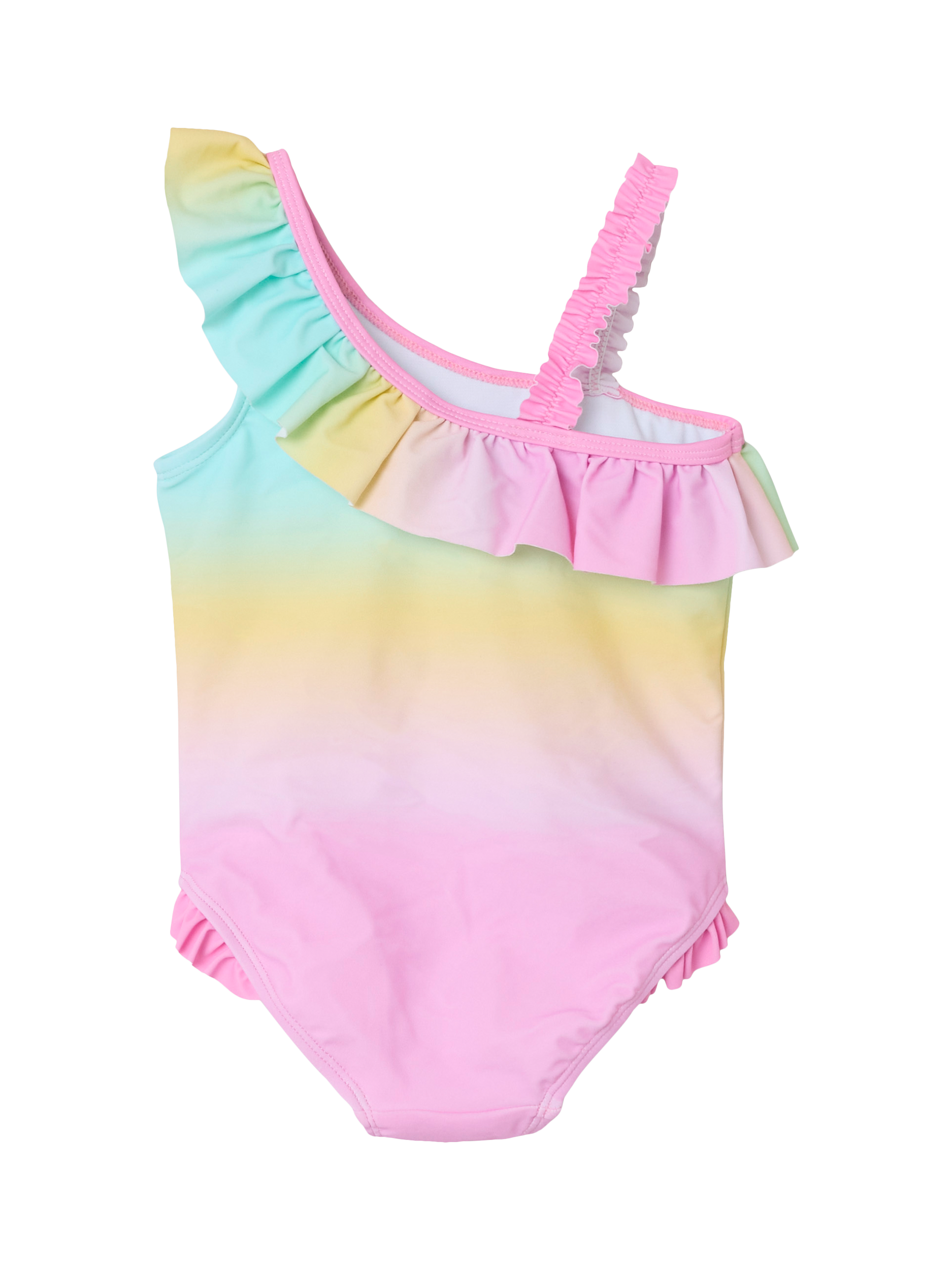 Product image 2 of 4, which shows NAME IT Kids' My Little Pony Unicorn Swimsuit, Pink Frosting, 1-2 years