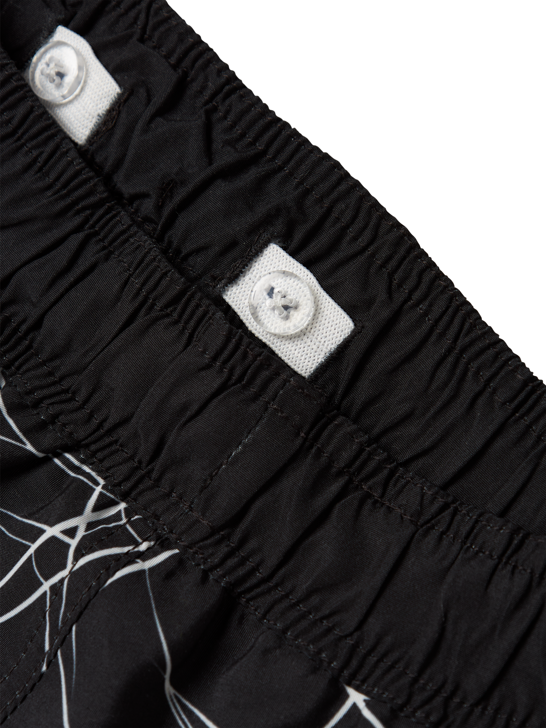 Product image 3 of 3, which shows NAME IT Kids' Spider-Man Swim Shorts, Black/Multi, 18-24 months