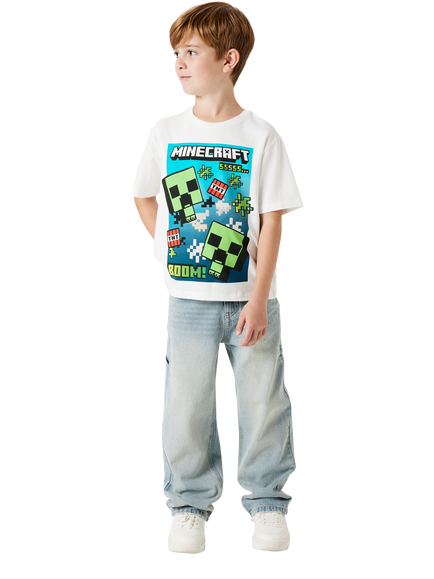 NAME IT Kids' Minecraft T-Shirt - view 2, White