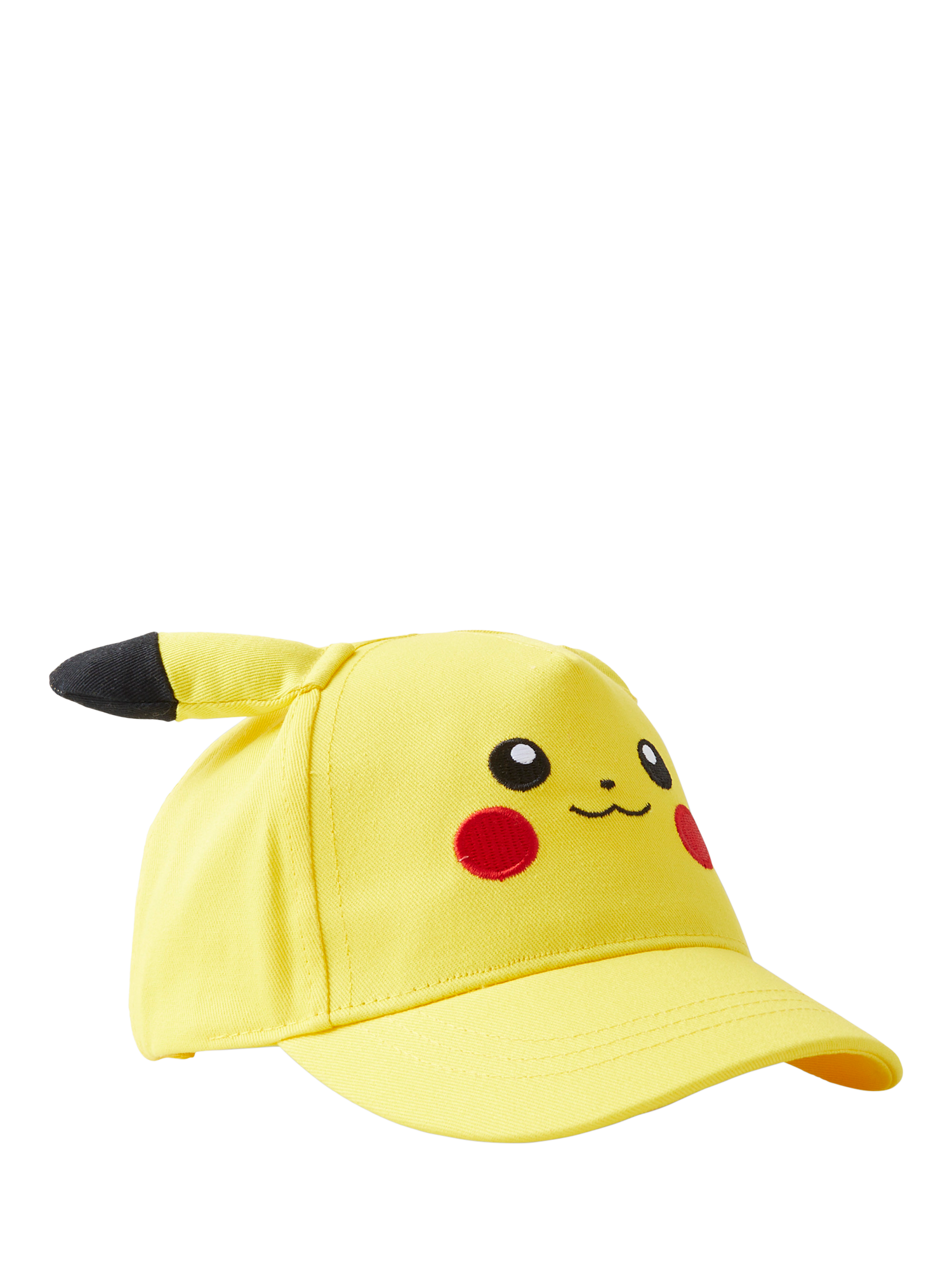Product image 1 of 4, which shows NAME IT Kids' Pokemon Cotton Baseball Cap, Yellow, 2-4 years