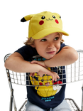 NAME IT Kids' Pokemon Cotton Baseball Cap, Yellow