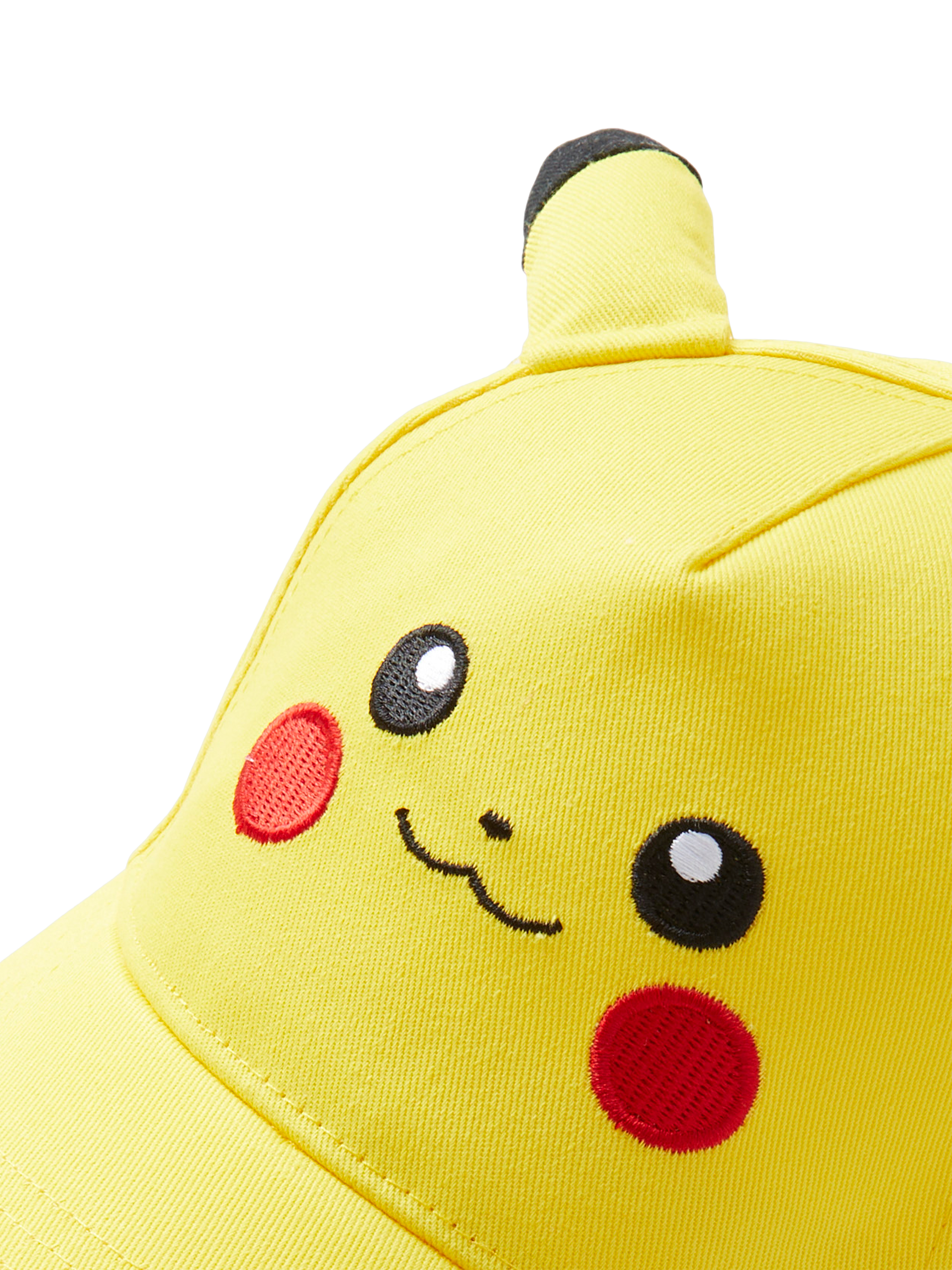 Product image 4 of 4, which shows NAME IT Kids' Pokemon Cotton Baseball Cap, Yellow, 2-4 years