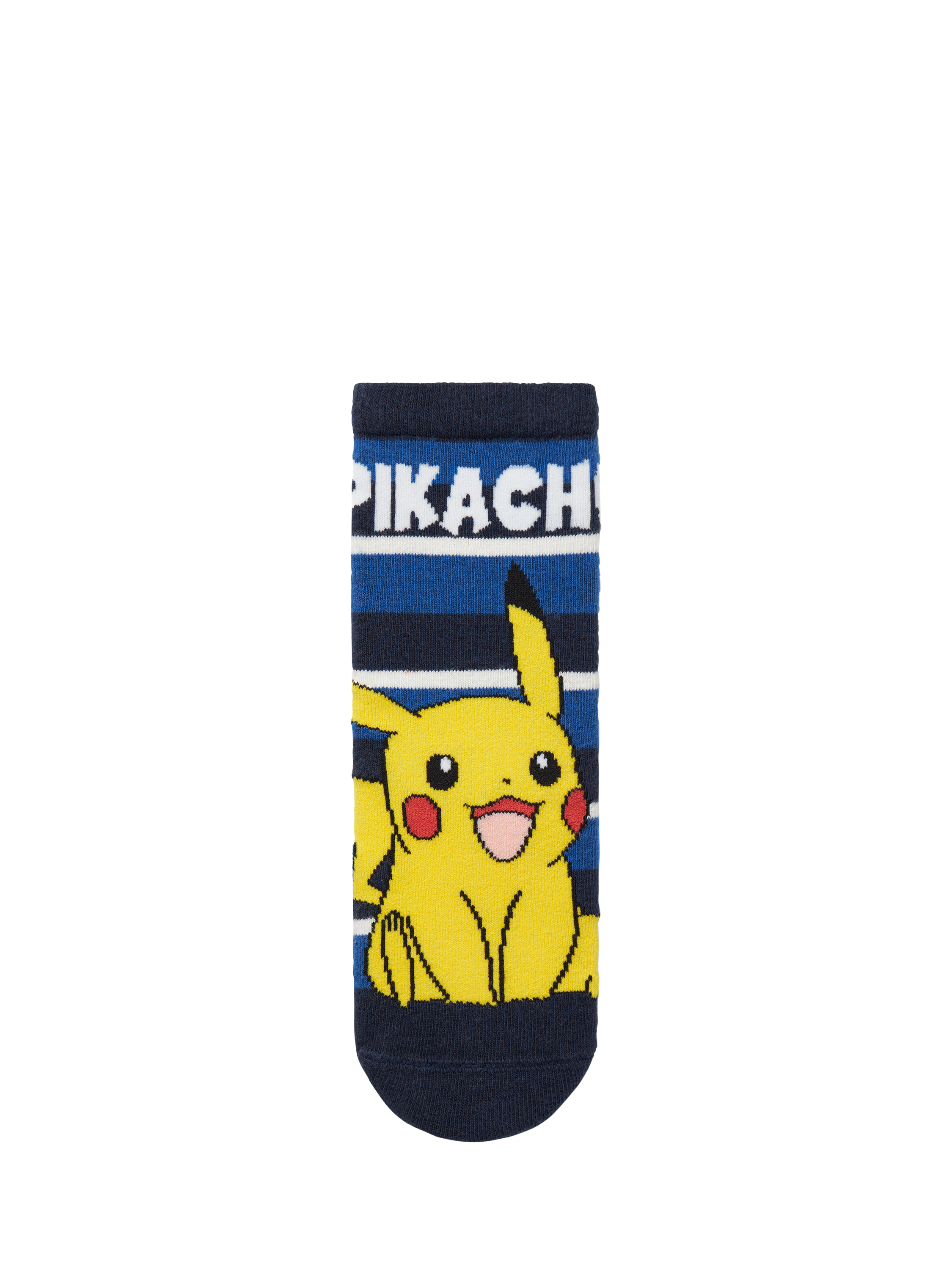 Product image 3 of 4, which shows NAME IT Kids' Pokemon Organic Cotton Rich Socks, Pack of 3, Navy/Multi, 2-3 years