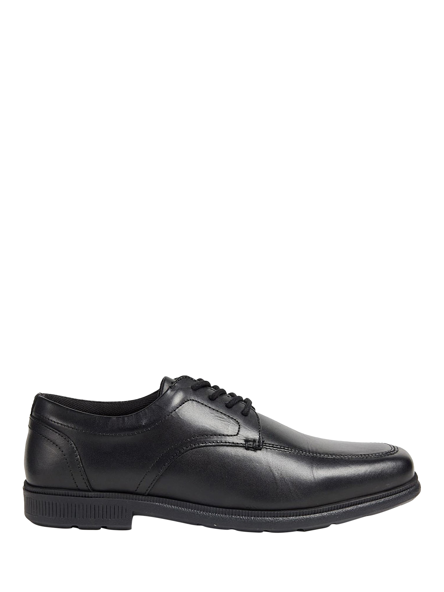 Product image 1 of 5, which shows Pod Kids' Hornet Lace-Up Leather Derby School Shoes, Black, 3