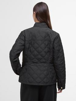 Barbour International Halsey Quilted Jacket, Black/Black - view 2, Black/Black