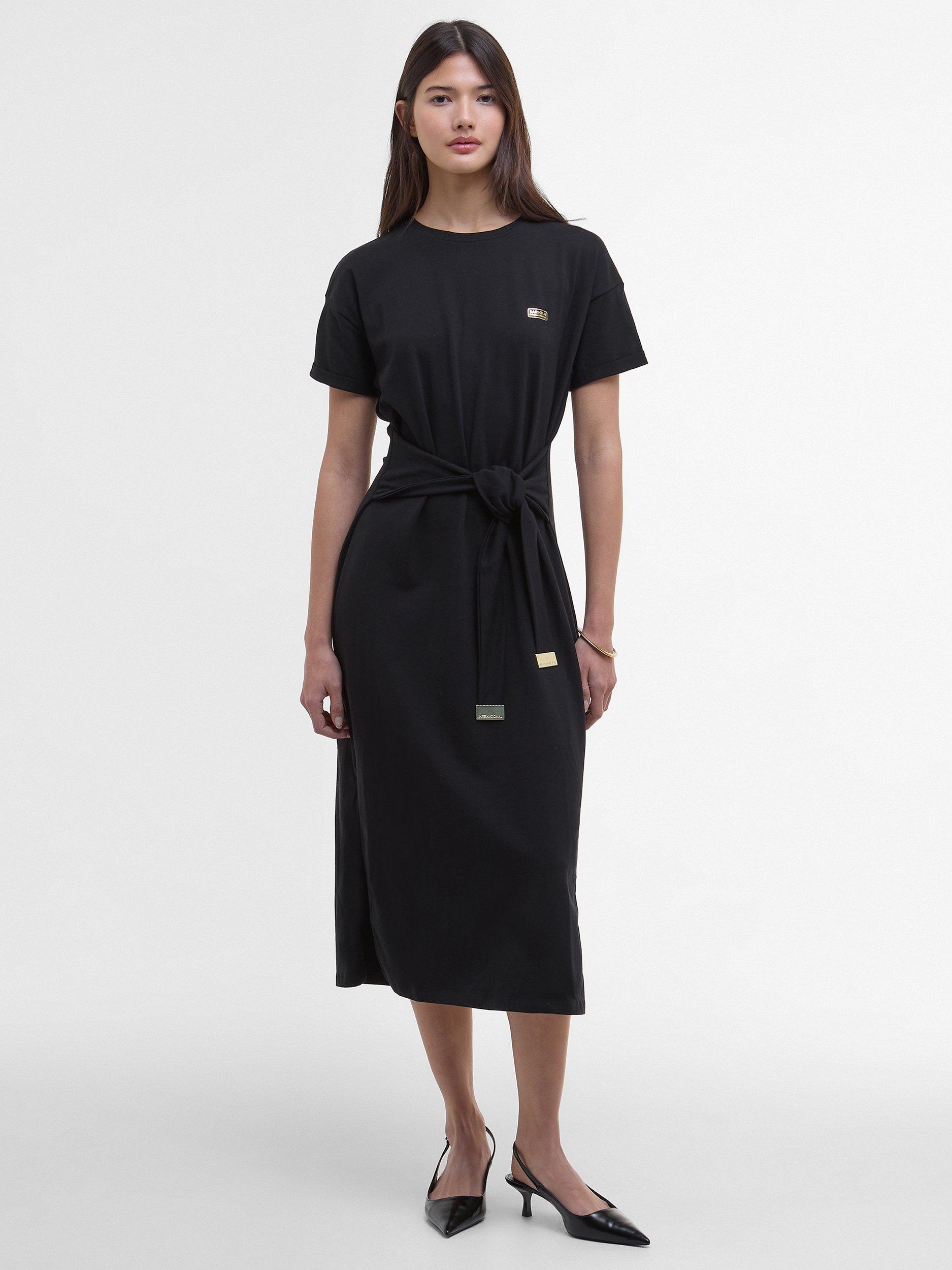 Barbour International Whitson Midi Dress, Black
