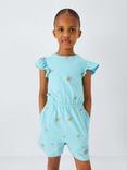 John Lewis Kids' Palm Tree Playsuit, Multi