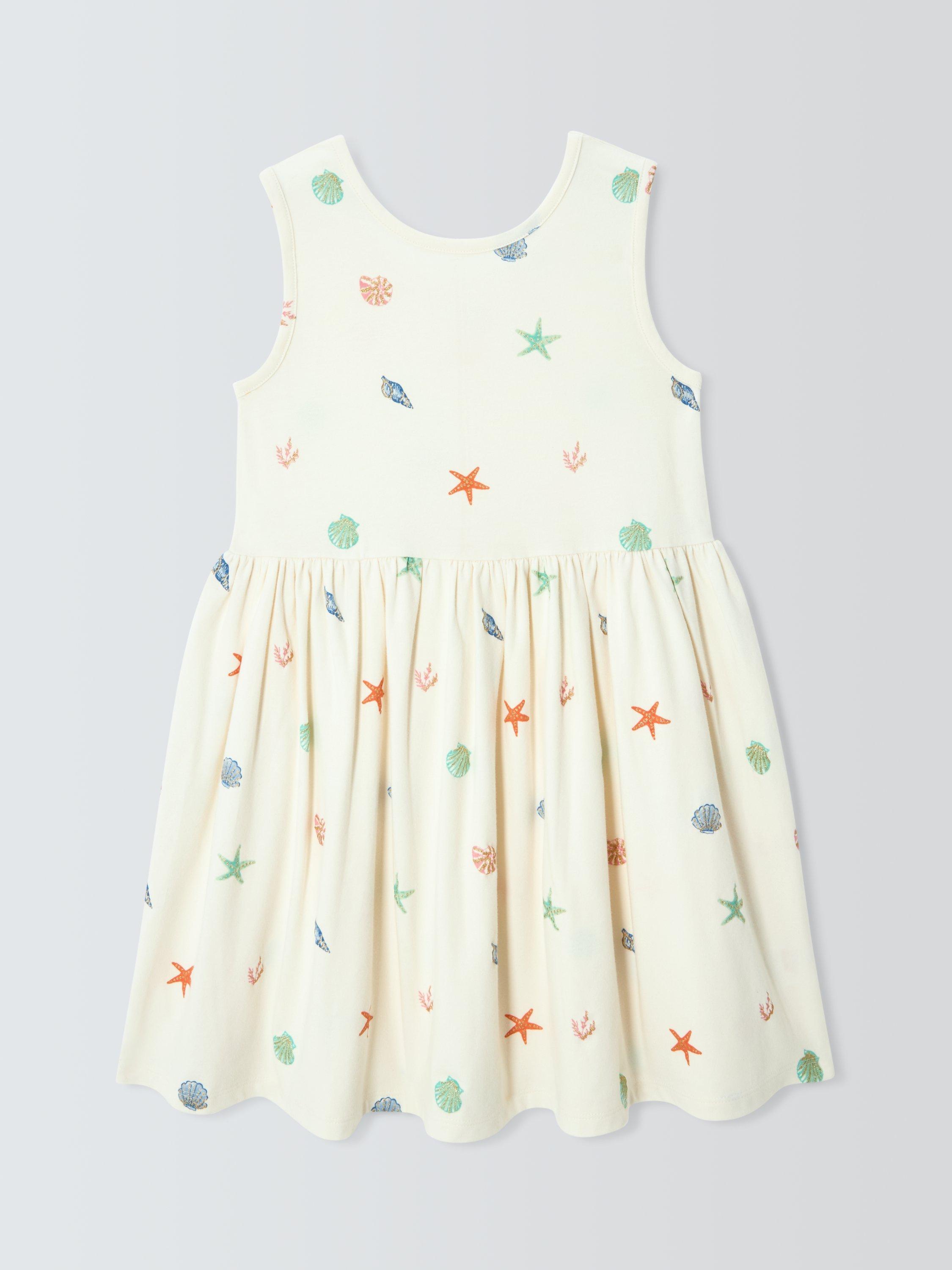Product image 3 of 7, which shows John Lewis Kids' Shell Jersey Dress, Multi, 2 years