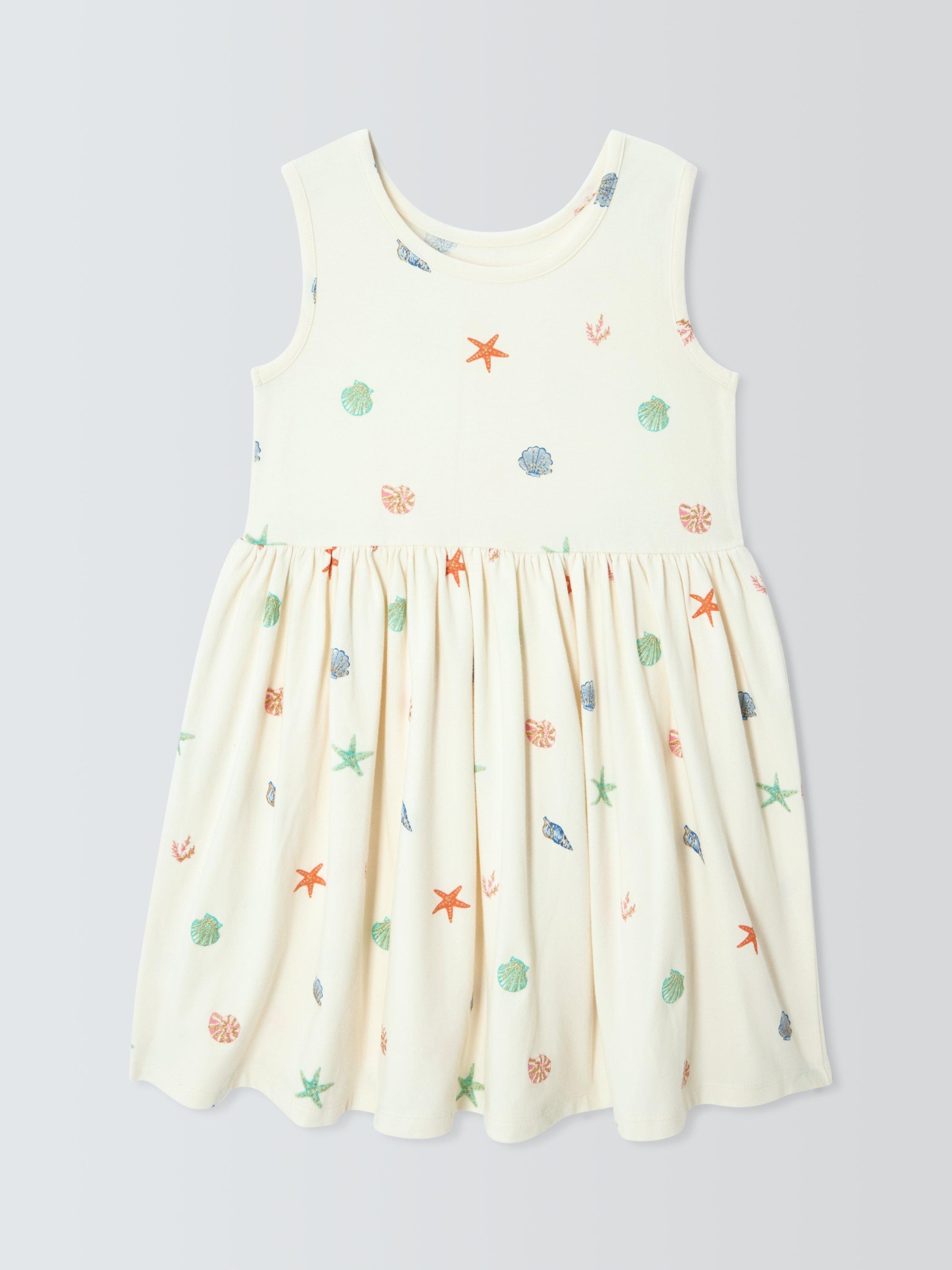 Product image 7 of 7, which shows John Lewis Kids' Shell Jersey Dress, Multi, 2 years