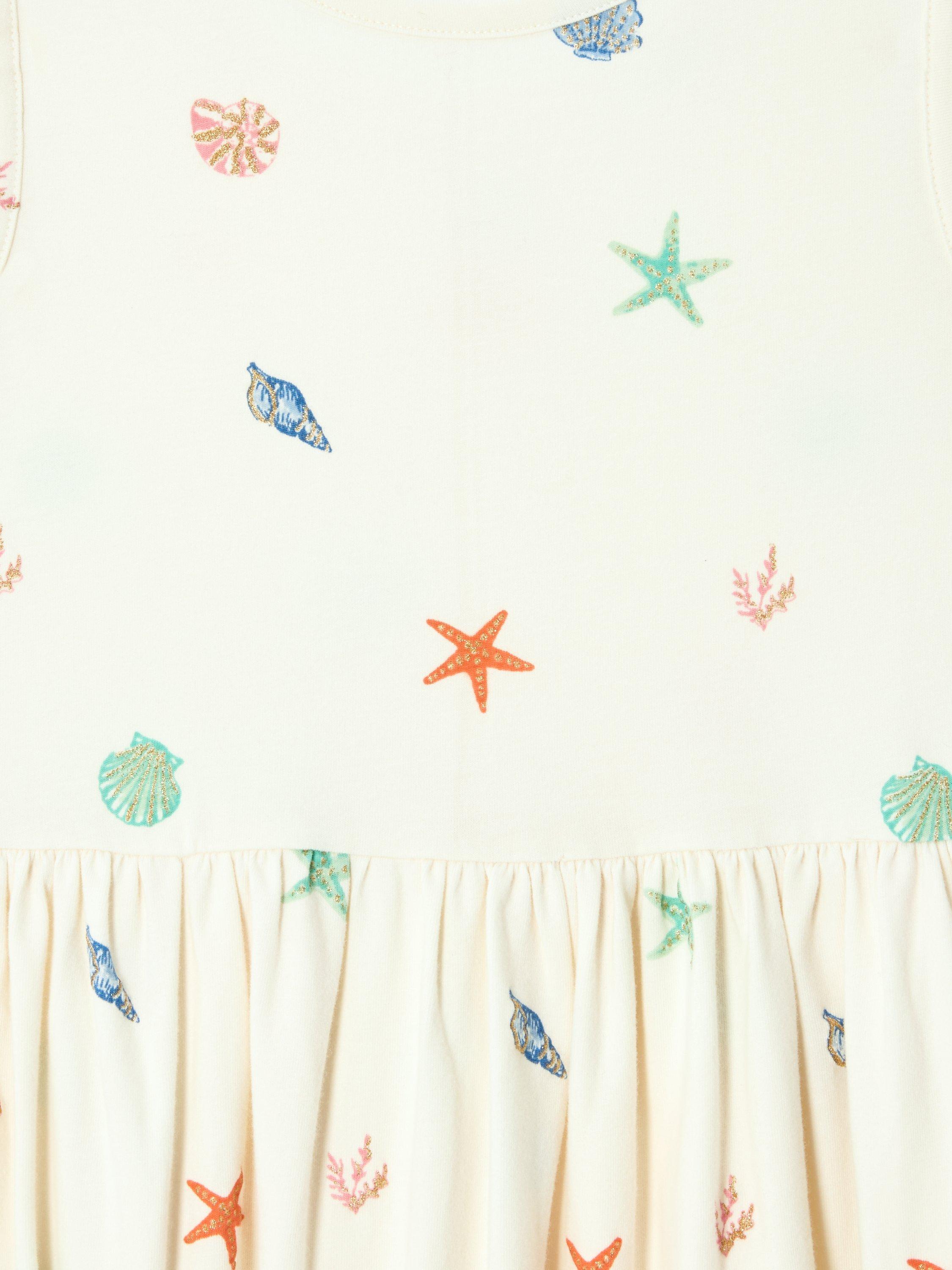 Product image 6 of 7, which shows John Lewis Kids' Shell Jersey Dress, Multi, 2 years