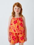 John Lewis Kids' Floral Cross Strap Playsuit, Multi