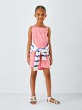 John Lewis Kids' Broderie Anglaise Embroidered Playsuit, Multi