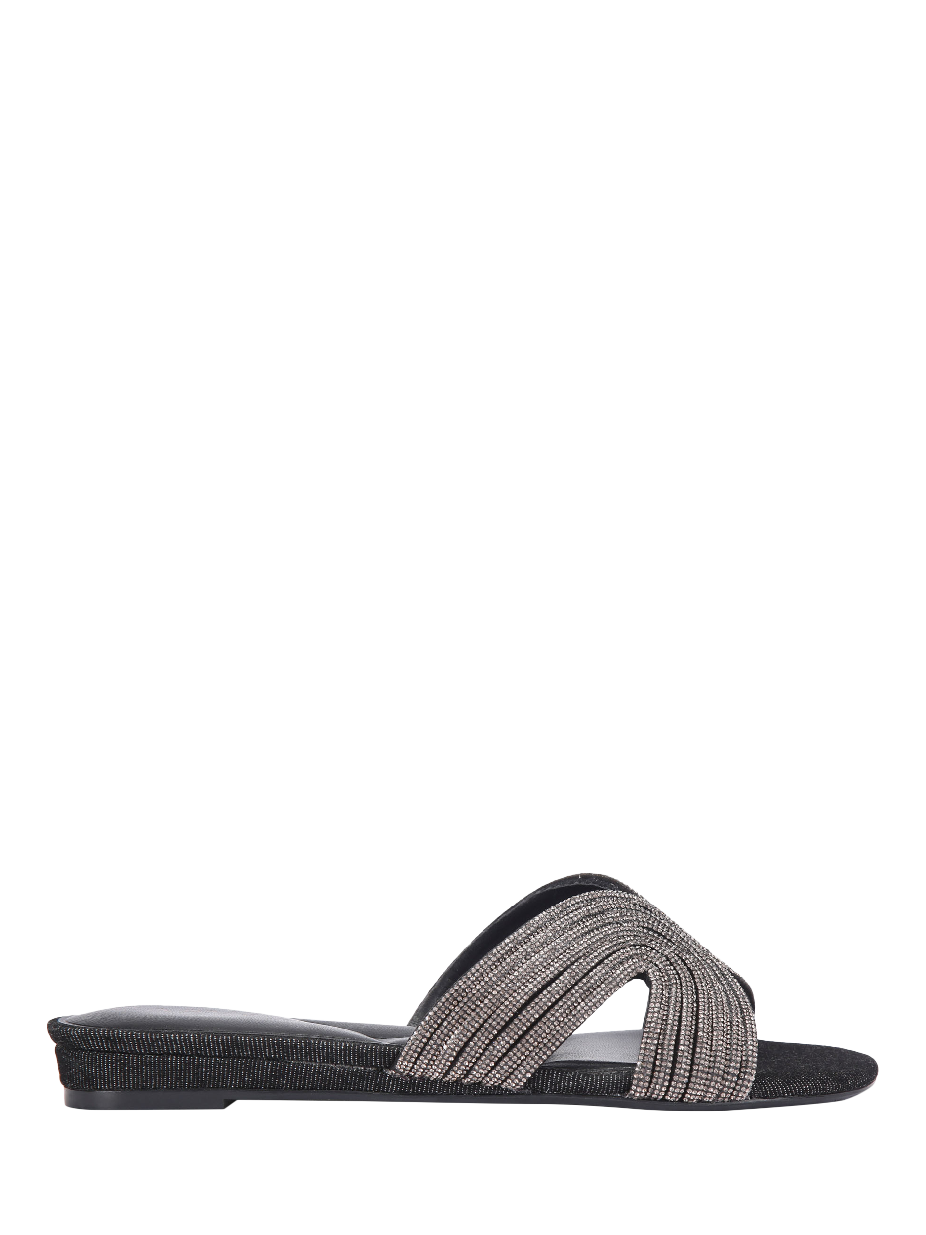Product image 1 of 5, which shows Carvela Gala Mule Jewel Sandals, Black, 3