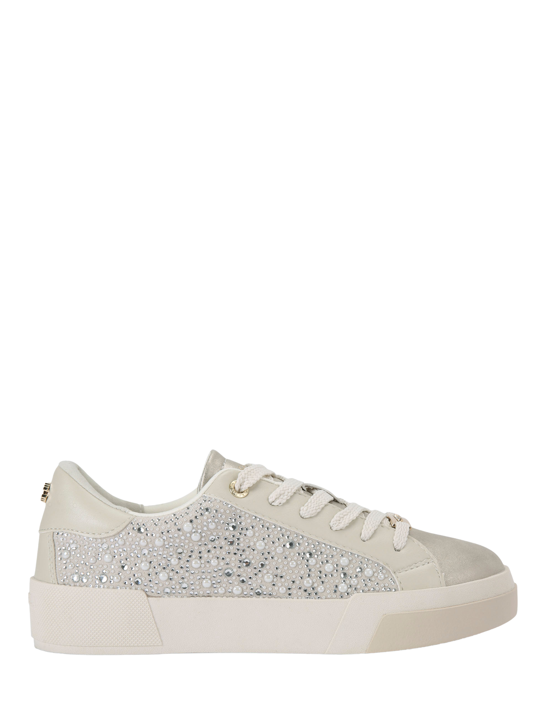 Carvela Santiana Jewel Embellished Trainers, White