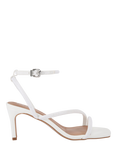 Carvela Paparazzi Embellished Strappy Heel Sandals, White