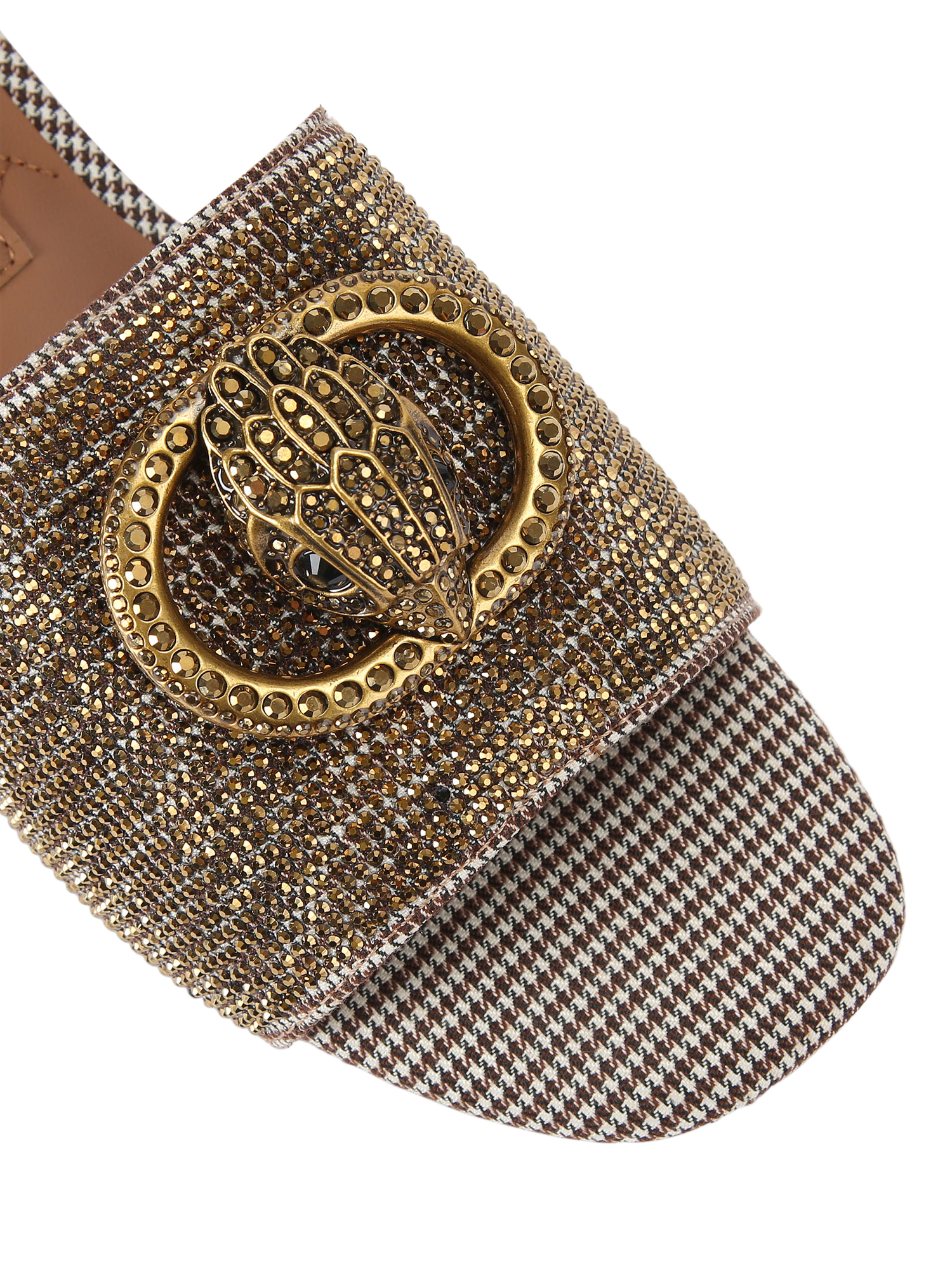 Product image 4 of 4, which shows Kurt Geiger London Chelsea Embellished Sandals, Natural Beige, 3