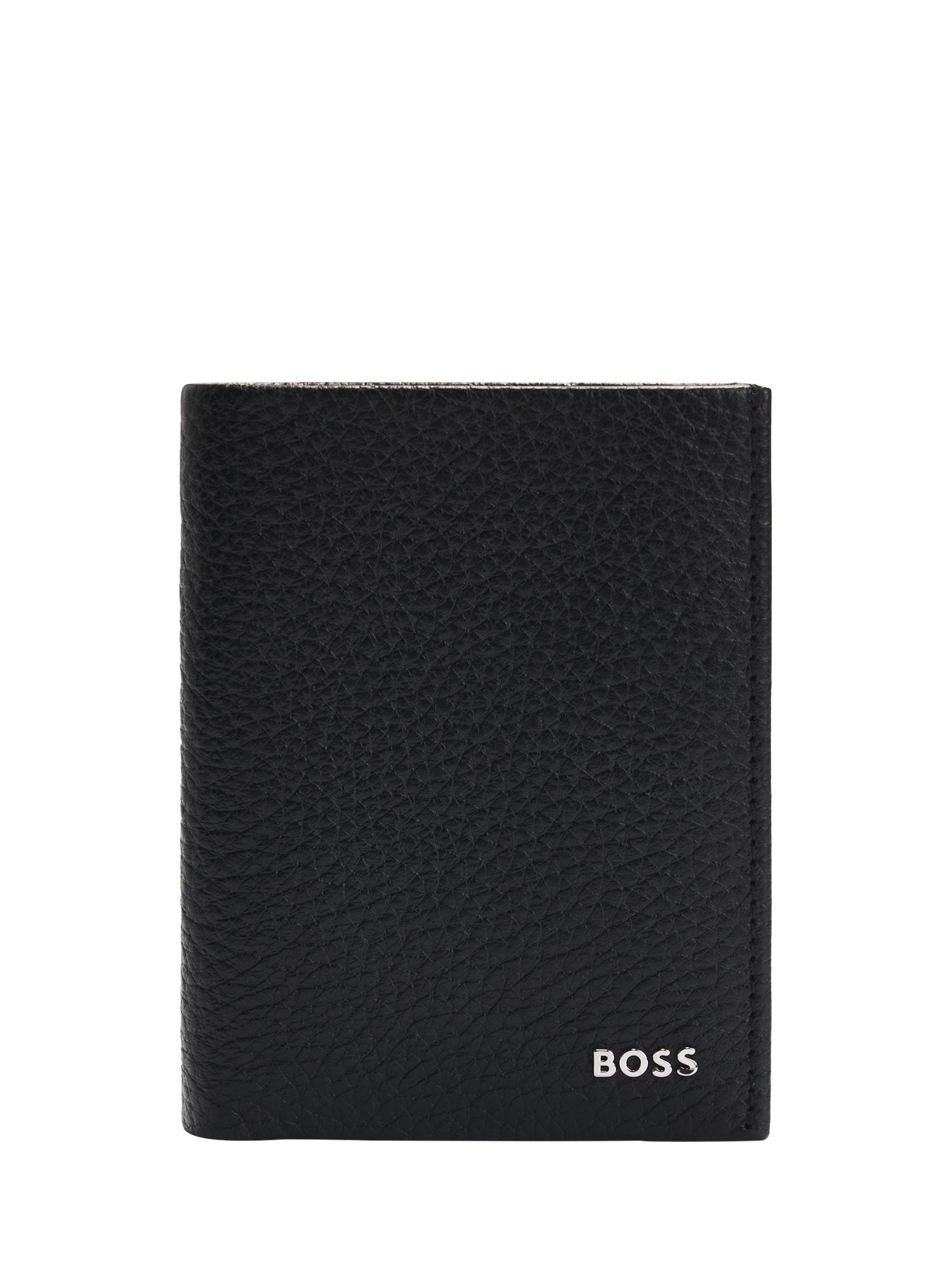 HUGO BOSS BOSS Crosstown Leather Card Holder, Black