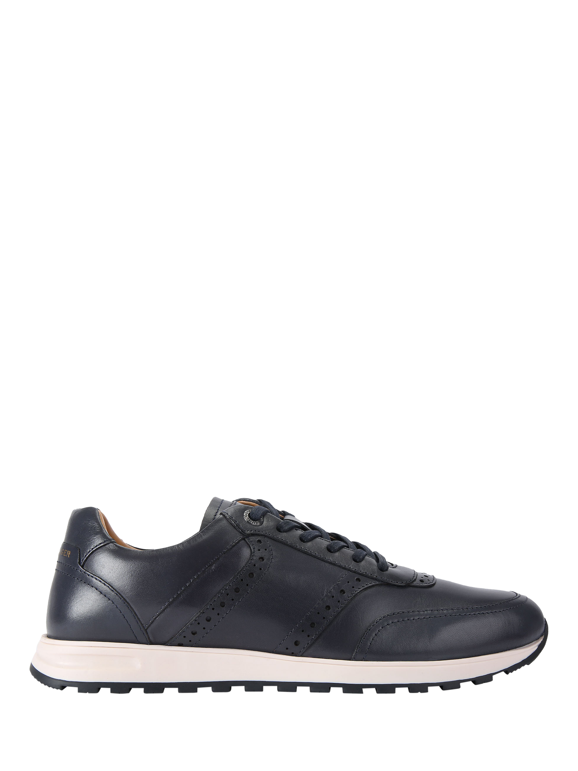 KG Kurt Geiger Blaze Hybrid Leather Trainers, Navy