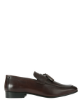 KG Kurt Geiger Cooper Leather Tassel Loafers, Brown