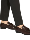KG Kurt Geiger Cooper Leather Tassel Loafers, Brown