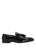 KG Kurt Geiger Curtis Patent Slip On Loafers, Black