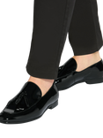 KG Kurt Geiger Curtis Patent Slip On Loafers, Black