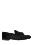 KG Kurt Geiger Curtis Velvet Slip On Loafers, Black