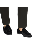 KG Kurt Geiger Curtis Velvet Slip On Loafers, Black
