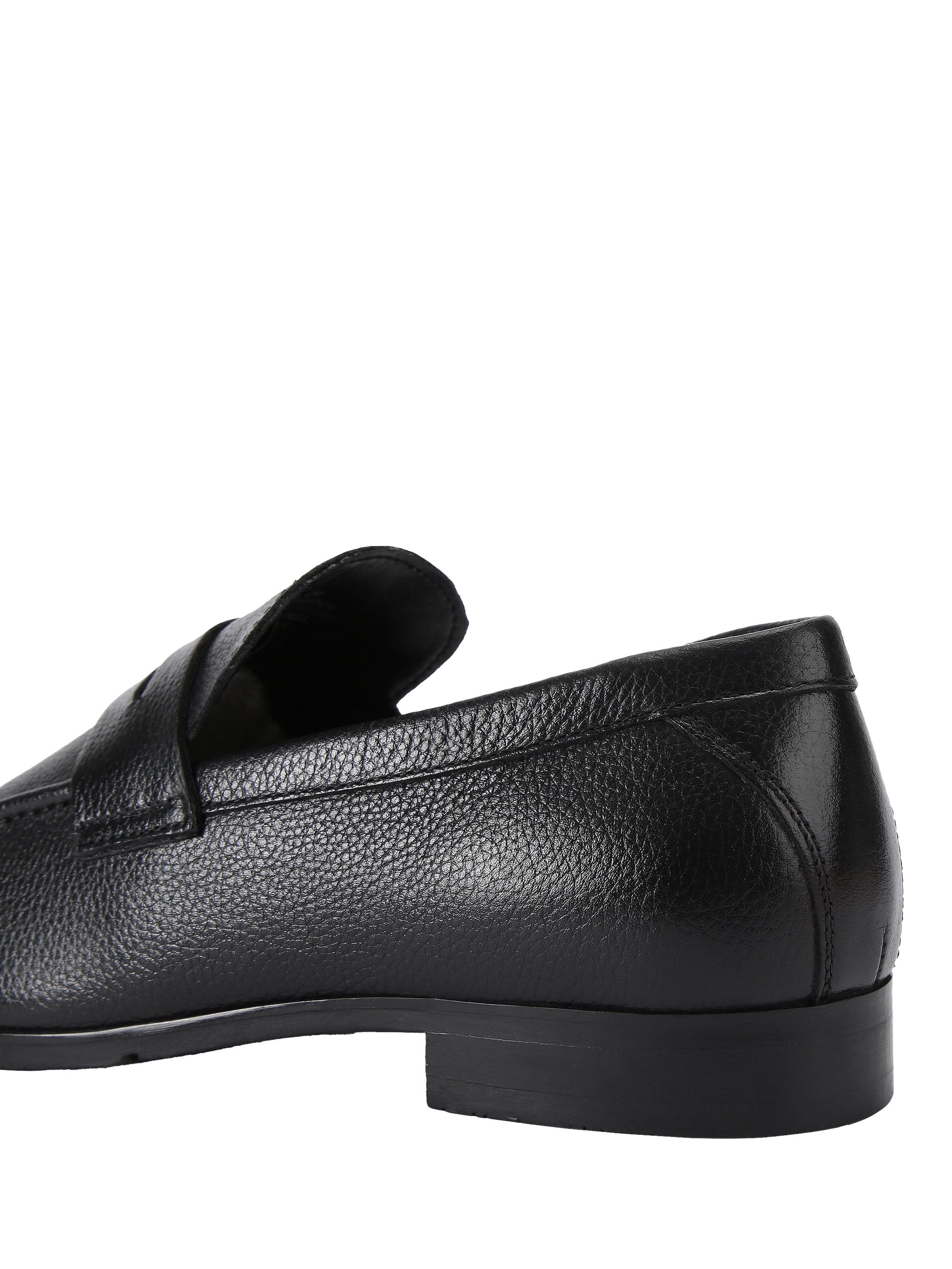 Product image 3 of 4, which shows KG Kurt Geiger Freddy Leather Loafers, Black, 6