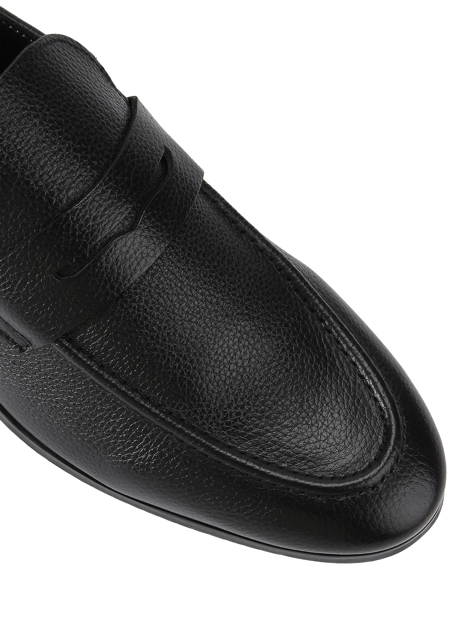 Product image 4 of 4, which shows KG Kurt Geiger Freddy Leather Loafers, Black, 6