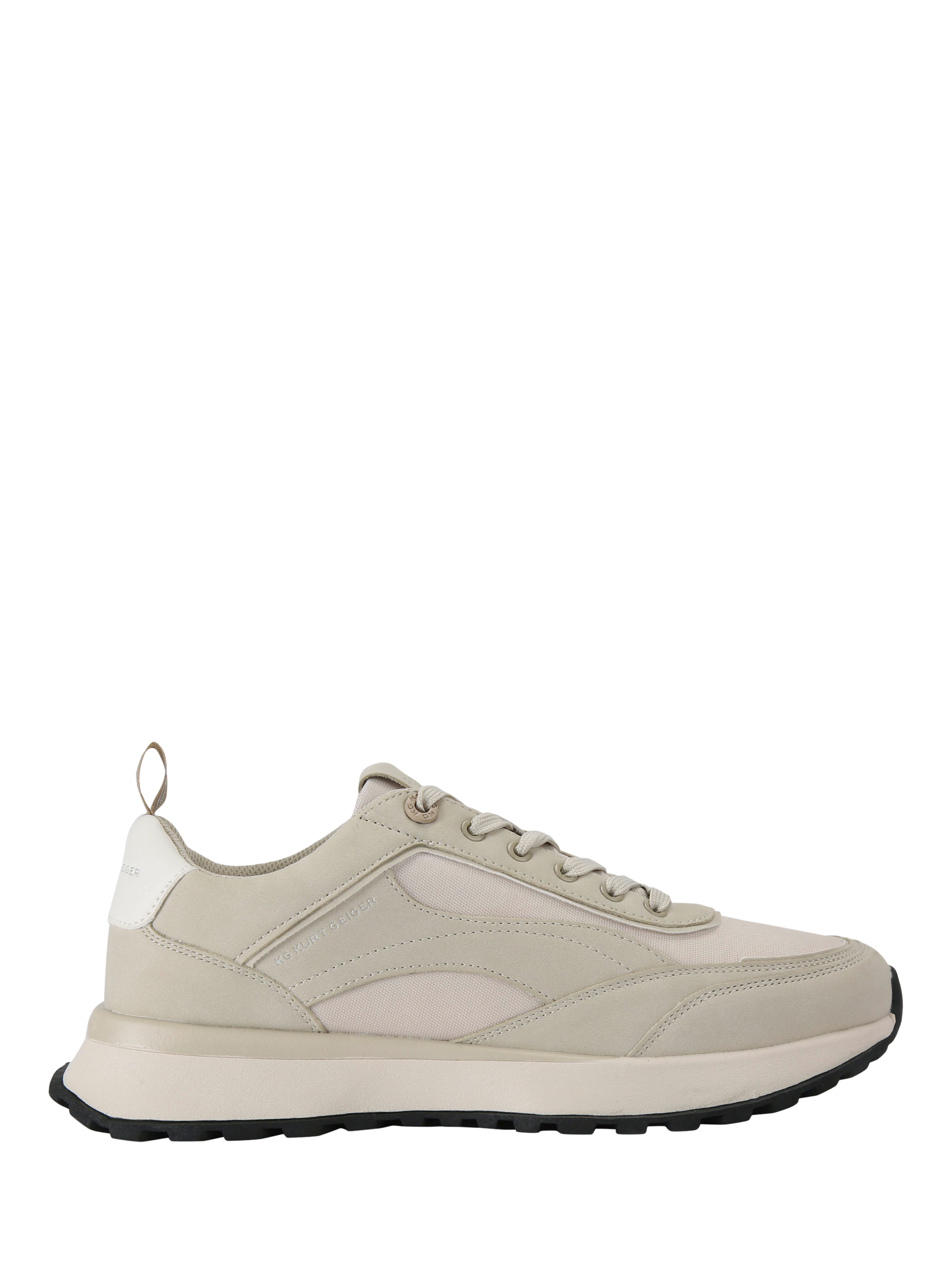 Product image 1 of 4, which shows KG Kurt Geiger Kai Trainers, Natural Beige, 6