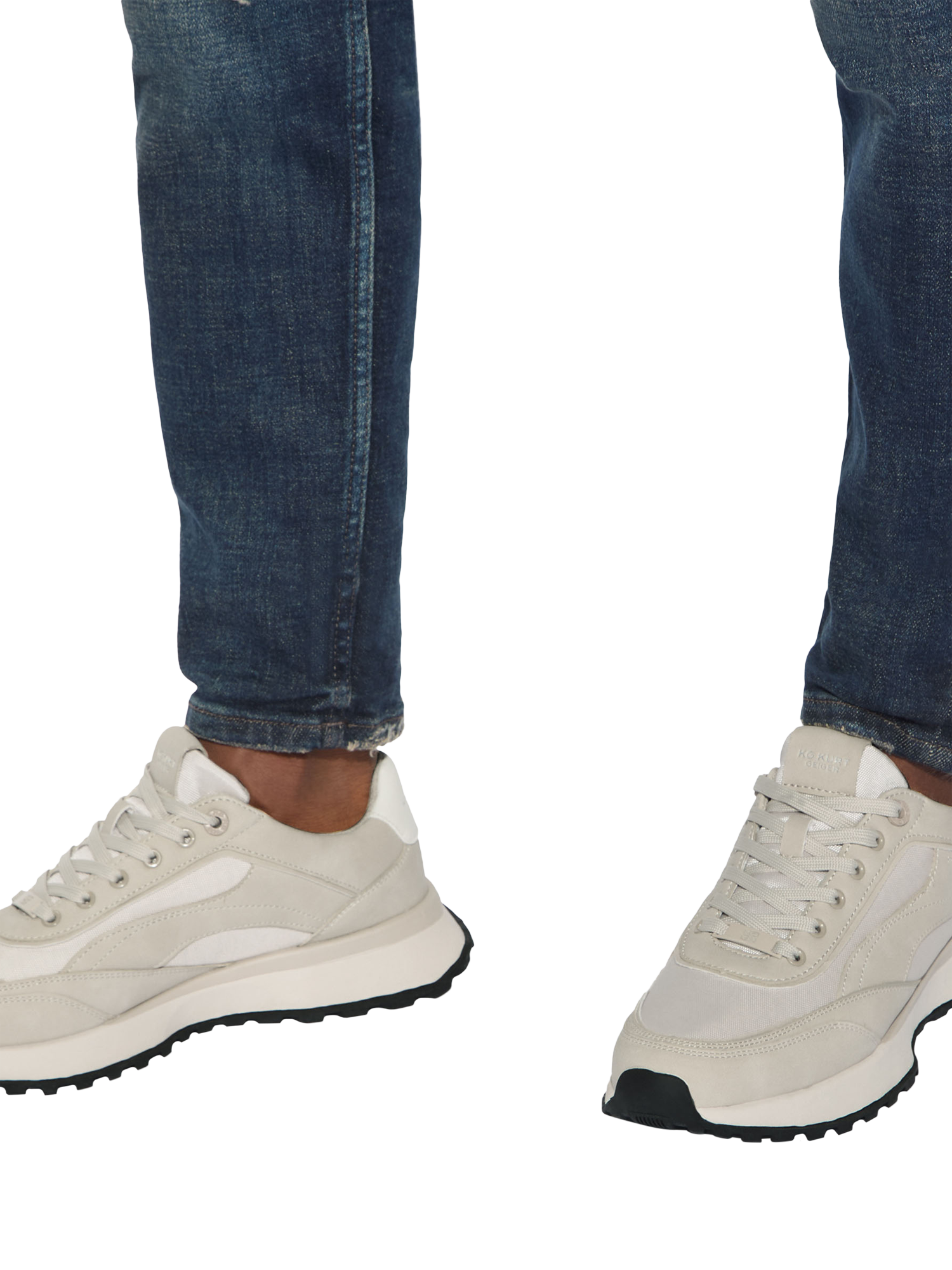 Product image 2 of 4, which shows KG Kurt Geiger Kai Trainers, Natural Beige, 6