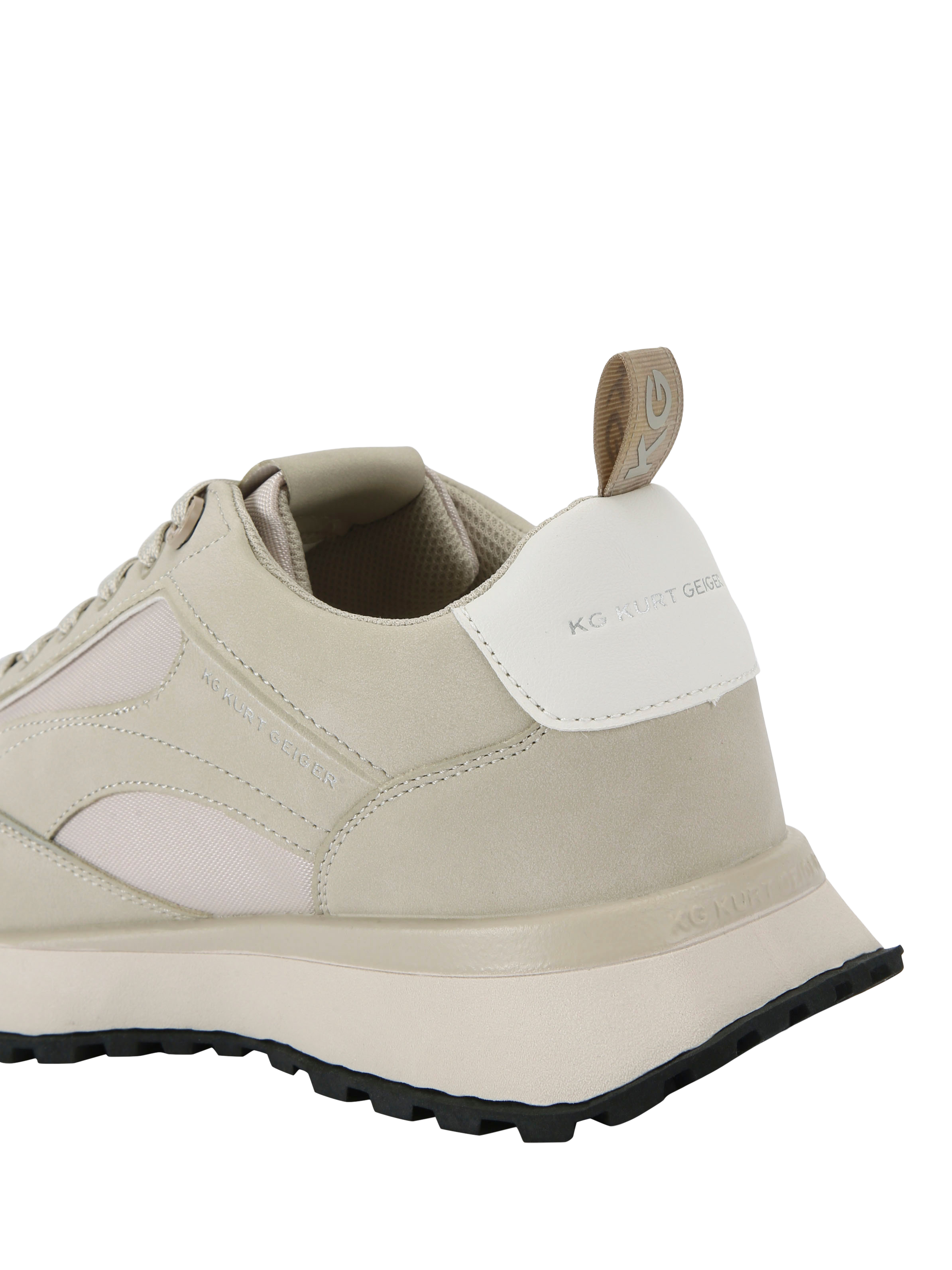Product image 3 of 4, which shows KG Kurt Geiger Kai Trainers, Natural Beige, 6